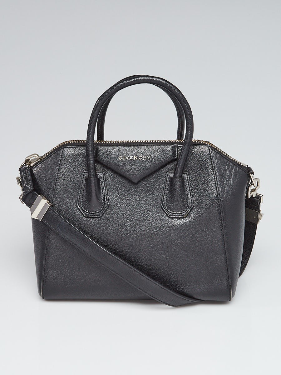 Givenchy Black Sugar Goatskin Small Antigona Bag