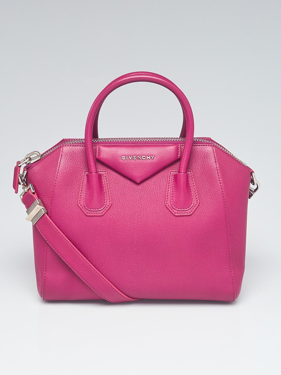 Givenchy Purple Sugar Goatskin Leather Small Antigona Bag