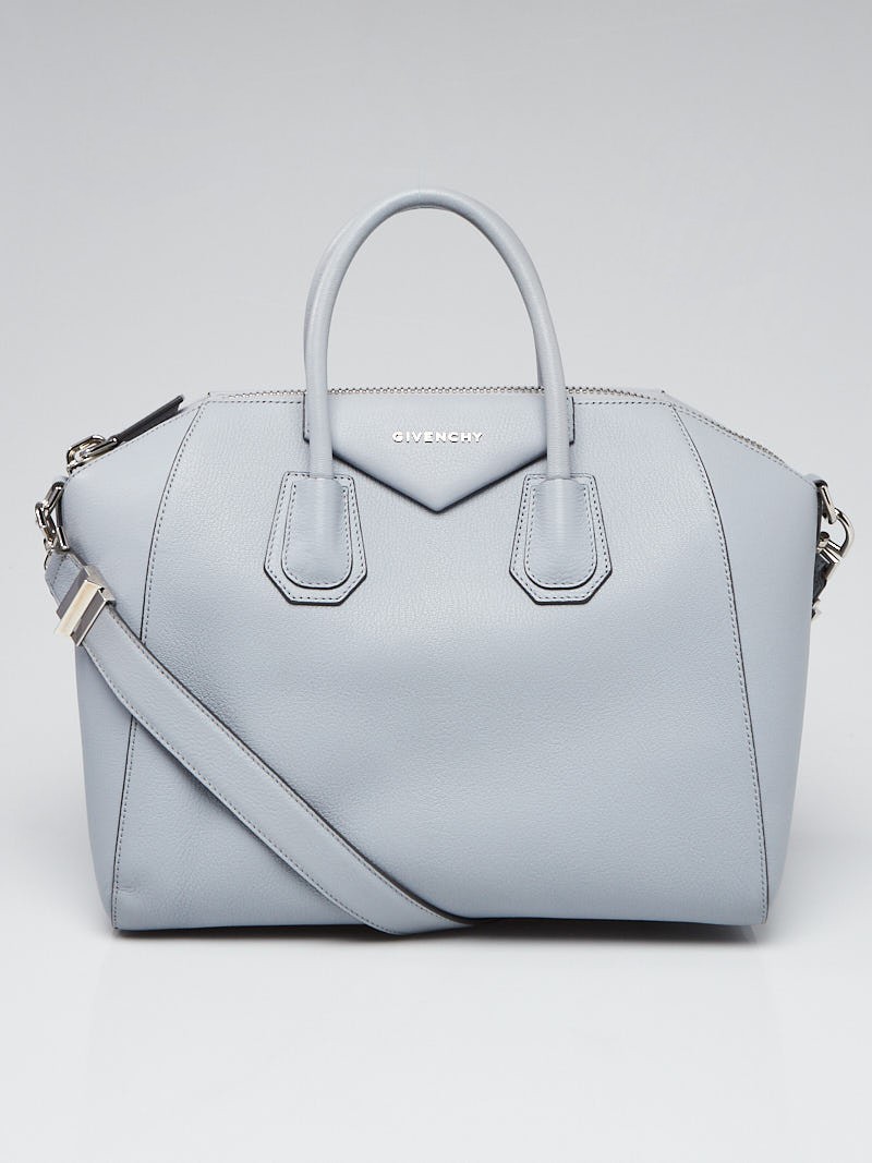 Givenchy Light Blue Sugar Goatskin Leather Medium Antigona Bag