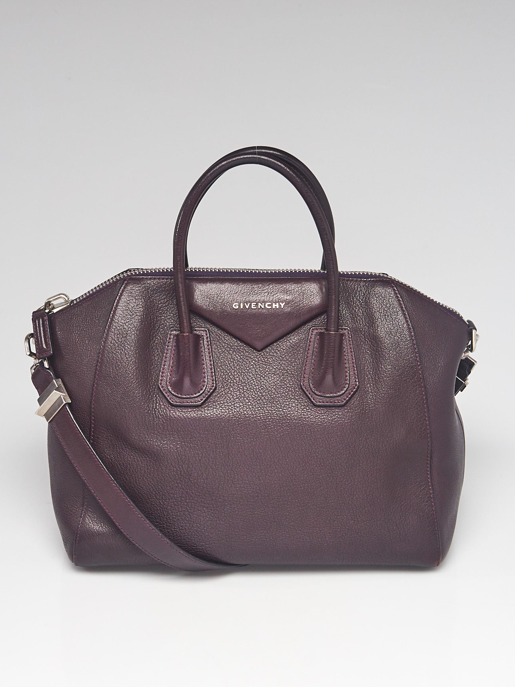 Givenchy Purple Sugar Goatskin Leather Medium Antigona Bag