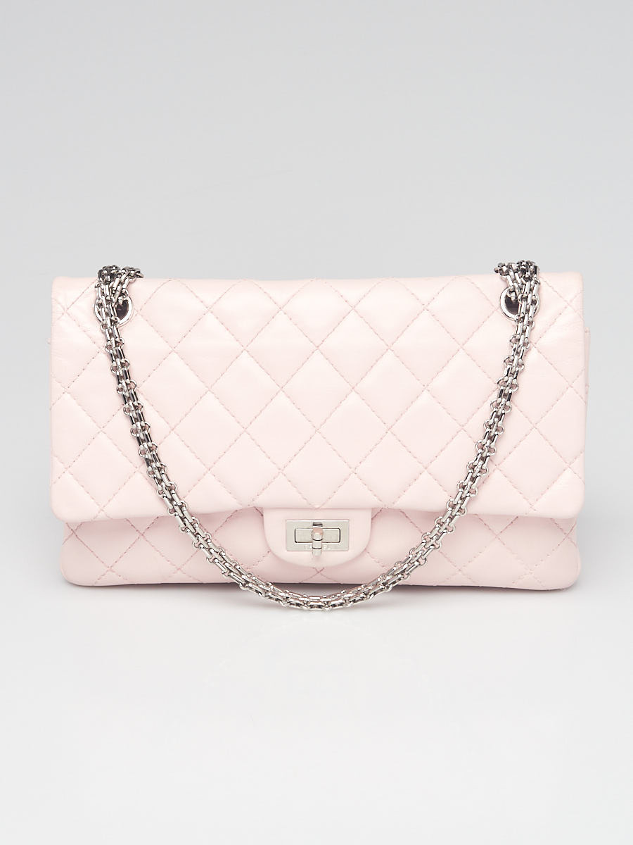 Chanel Pink 2.55 Reissue Quilted Lambskin Leather 226 Flap Bag