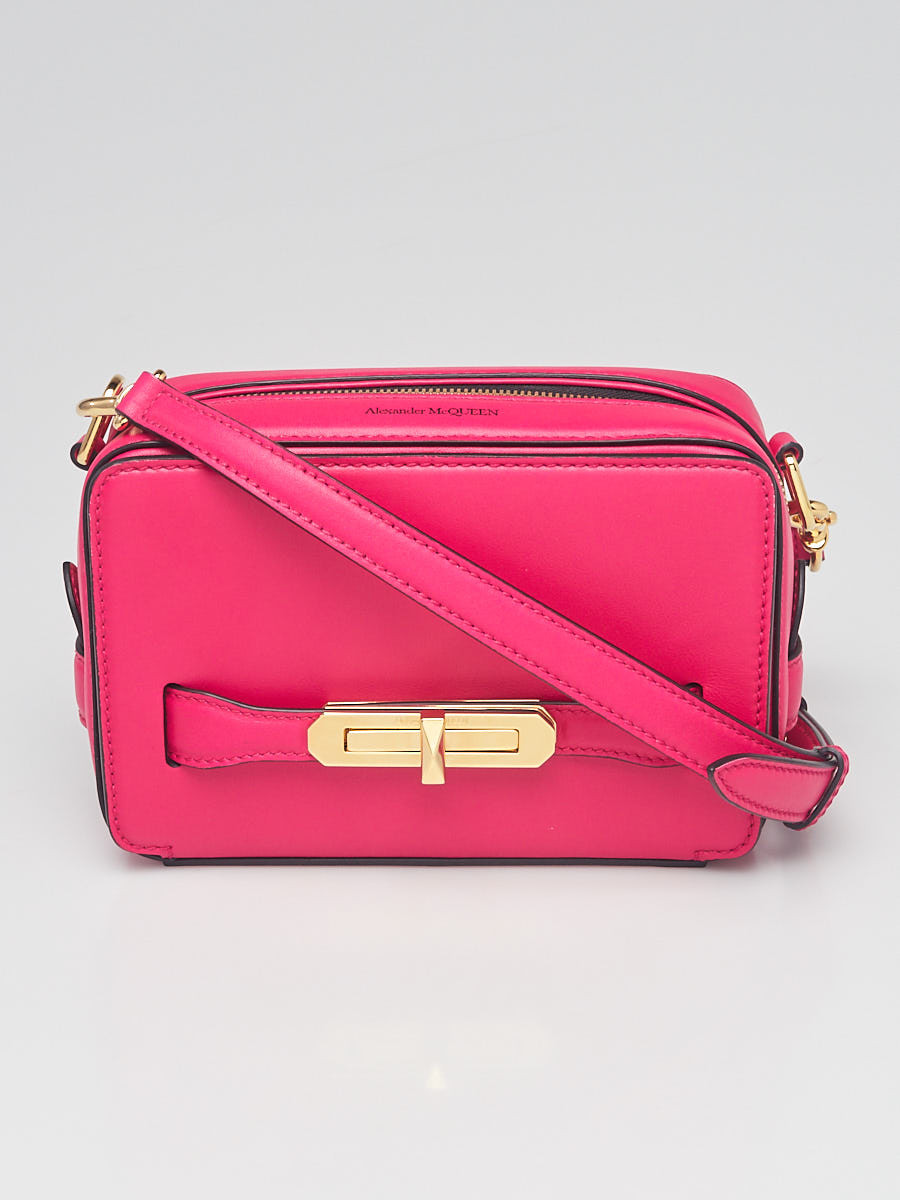 Alexander McQueen Orchid Pink Leather The Myth Crossbody Bag
