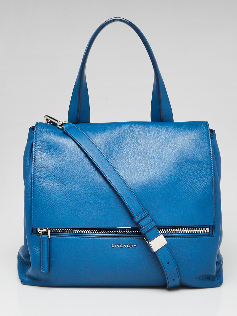Givenchy Blue Leather Pandora Pure Medium Bag