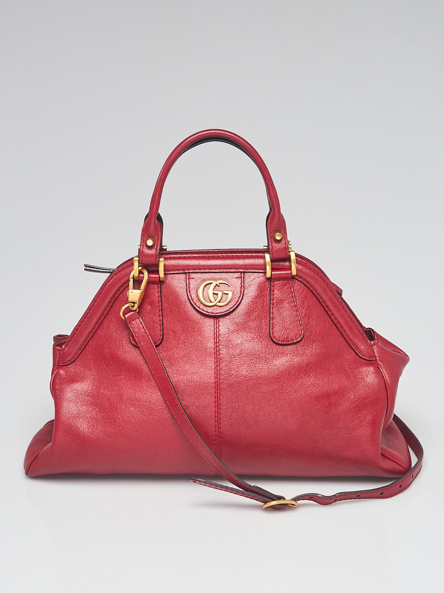 Gucci Red Leather Re(Belle) Medium Shoulder Bag