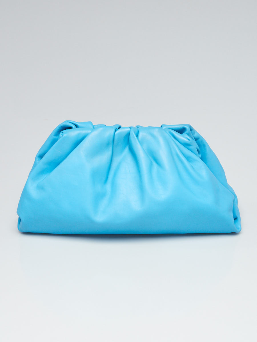 Bottega Veneta Linoleum Calfskin Leather The Pouch Clutch Bag