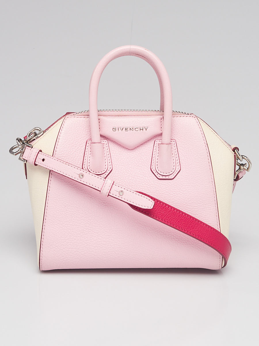 Givenchy Tri-Color Sugar Goatskin Leather Mini Antigona Bag