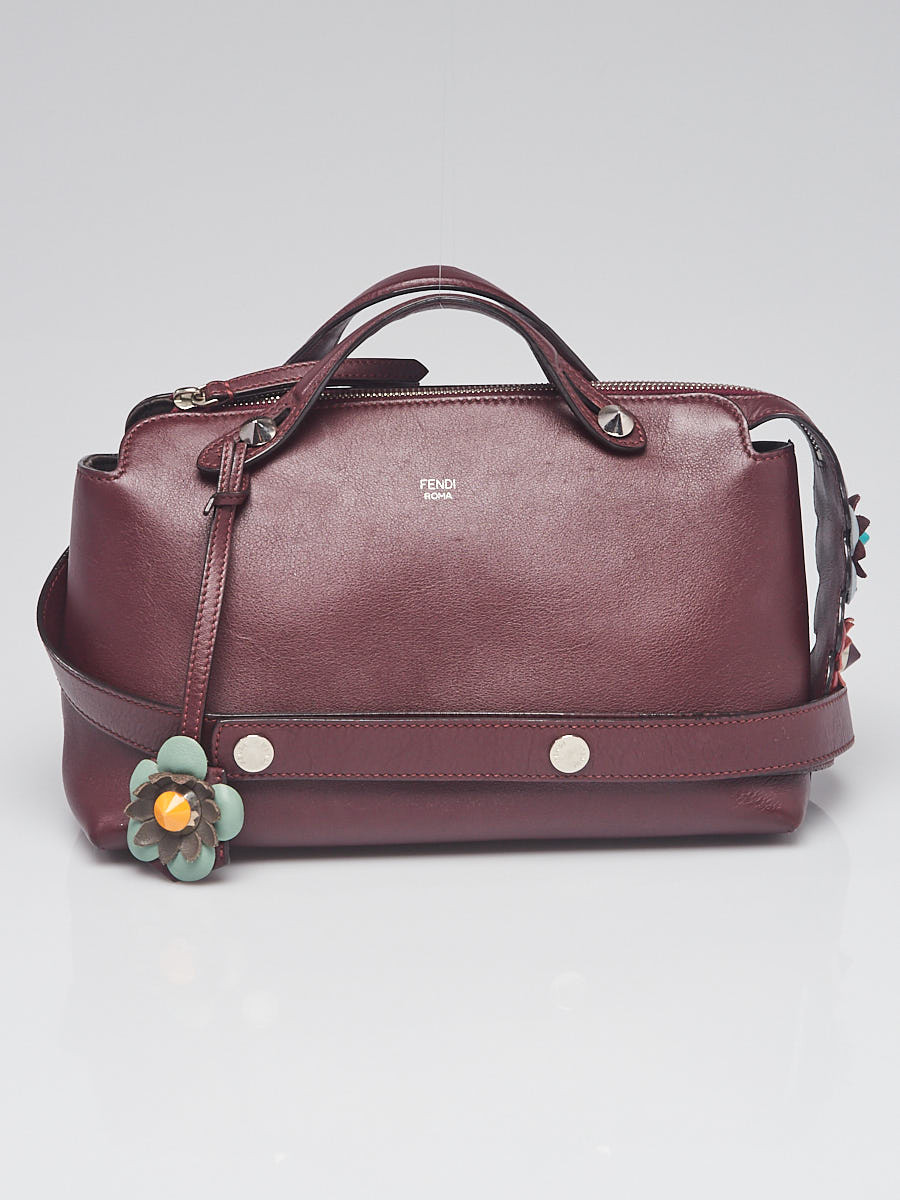 Fendi Purple Leather Small By The Way Bag - 8BL124