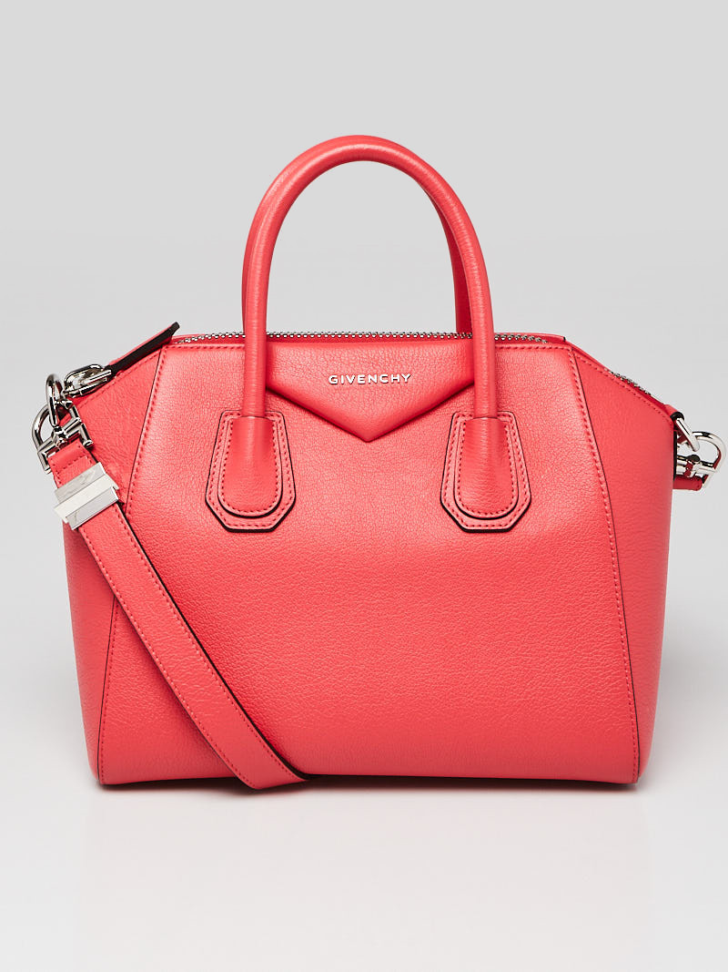 Givenchy Lipstick Pink Sugar Goatskin Leather Small Antigona Bag