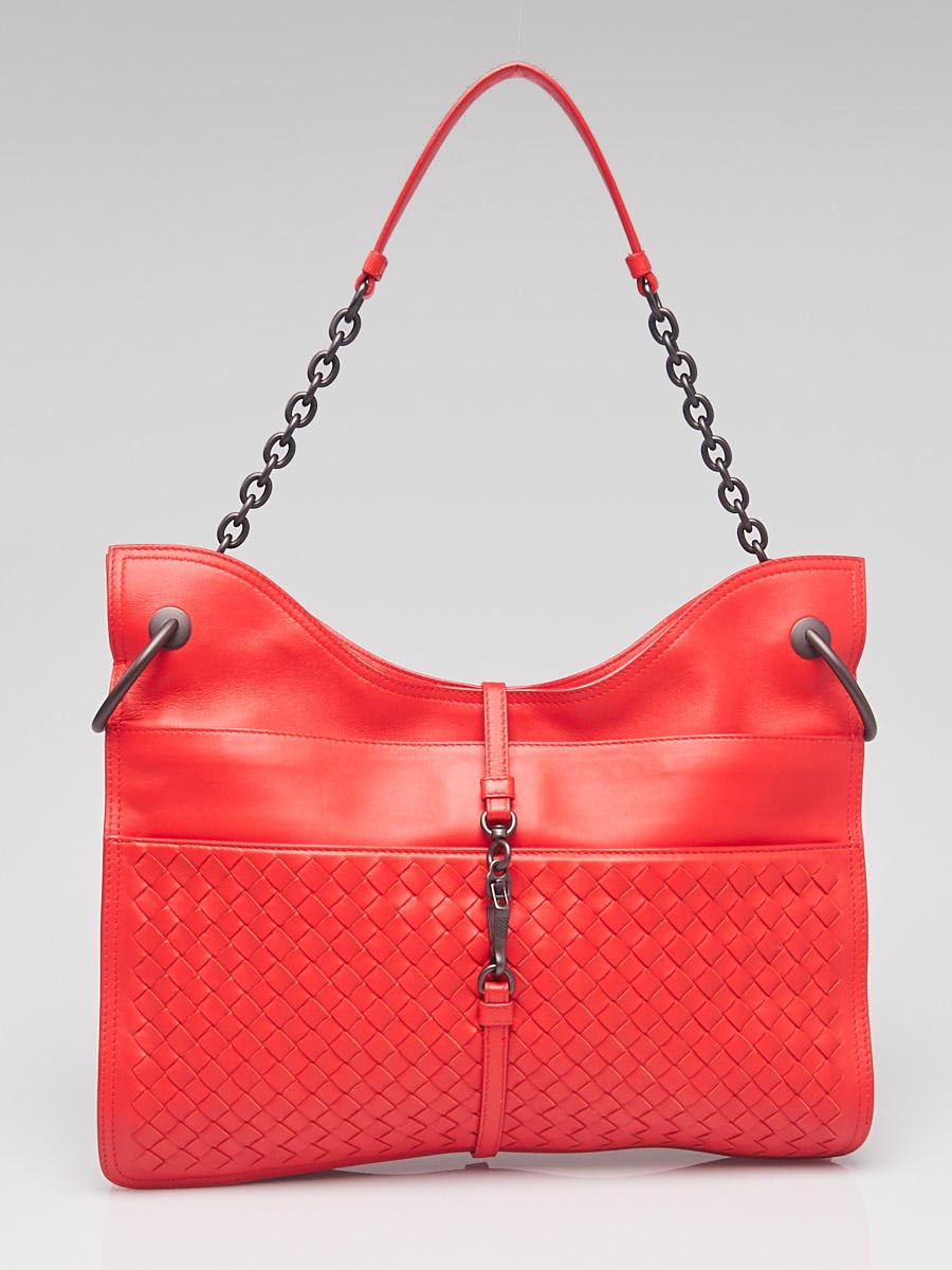 Bottega Veneta Vesuvio Intrecciato Woven Nappa Leather Beverly '71 '61 Bag