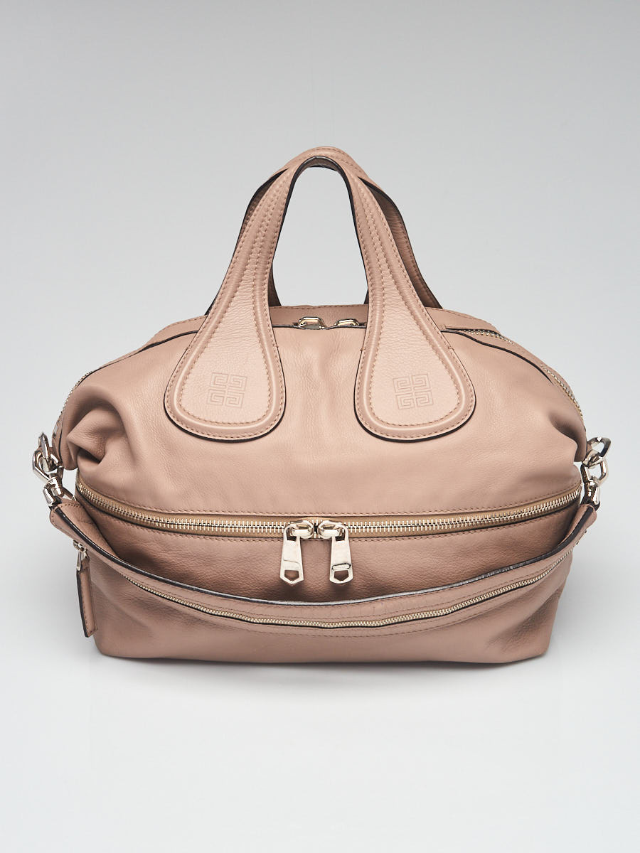Givenchy Beige Lambskin Leather Medium Nightingale Bag