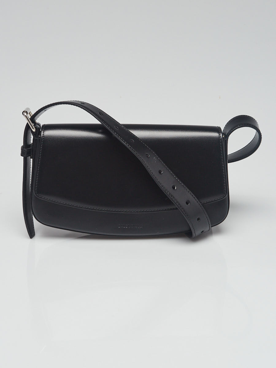 Balenciaga Black Leather Ghost Sling Bag