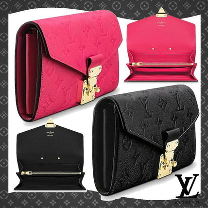 Louis Vuitton 2018 SS Monogram Leather Long Wallet Long Wallets 