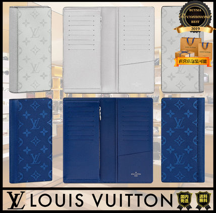 Louis Vuitton MONOGRAM Unisex Street Style Folding Wallet Logo Long Wallets 