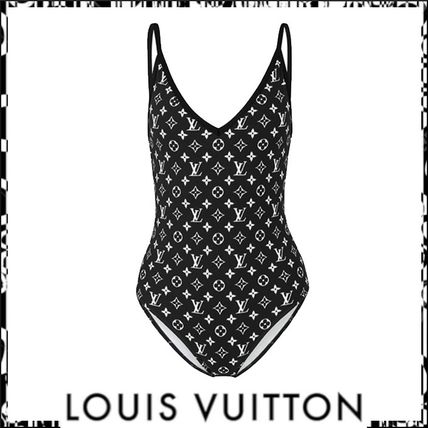 Louis Vuitton 2020 SS Blurry Monogram One Piece Swimsuit 1A615E 