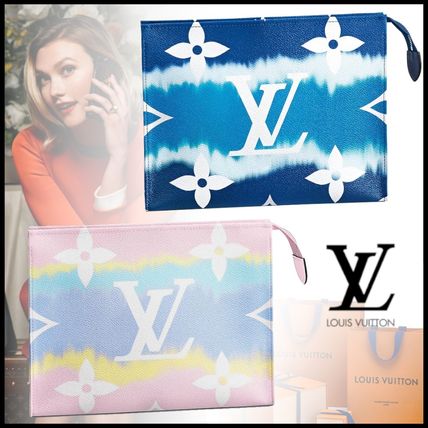 Louis Vuitton MONOGRAM 2020 SS Lv Escale Poche Toilette 26 M69137 M69136 