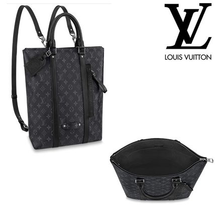 Louis Vuitton MONOGRAM MACASSAR 2020 SS Monogram Canvas Blended Fabrics Street Style A4 3WAY M45221 