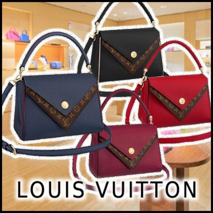 Louis Vuitton DOUBLE V blue marine riduvan rubis noir shoulder bags M54439 M54624 M51766 M55022 