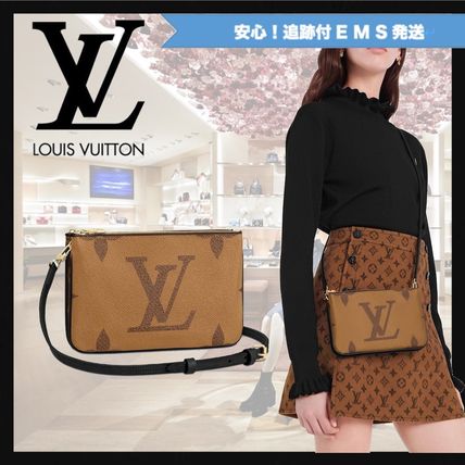 Louis Vuitton 2020 SS Monogram Casual Style 2WAY Leather Formal Style Logo 