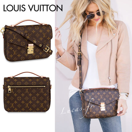 Louis Vuitton MONOGRAM Monogram 2WAY Leather Elegant Style Crossbody Shoulder Bags 