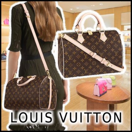 Louis Vuitton SPEEDY BANDOULIERE 30 brown more bags M41112 