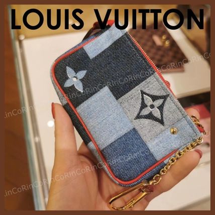 Louis Vuitton 2020 SS Unisex Denim Pouches &amp; Cosmetic Bags 
