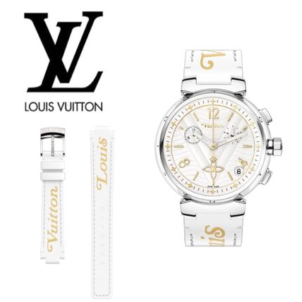 Louis Vuitton Round Party Style Stainless Office Style Elegant Style QA093Z 