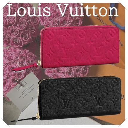 Louis Vuitton 2020 21AW Plain Leather Folding Wallet Logo Long Wallets M62535 M60171 