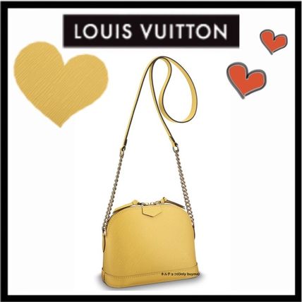 Louis Vuitton EPI 2018 SS Calfskin Plain Elegant Style Crossbody Shoulder Bags 