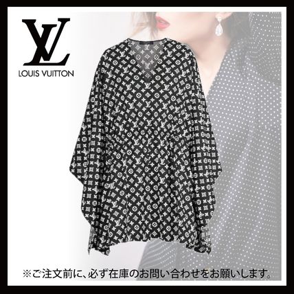 Louis Vuitton MONOGRAM 2020 SS Light Cape Dress 1A60EW 