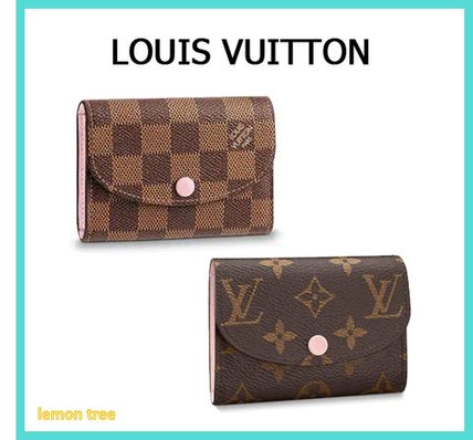 Louis Vuitton Monogram Bi color Leather Folding Wallet Coin Cases M62361 N64423 