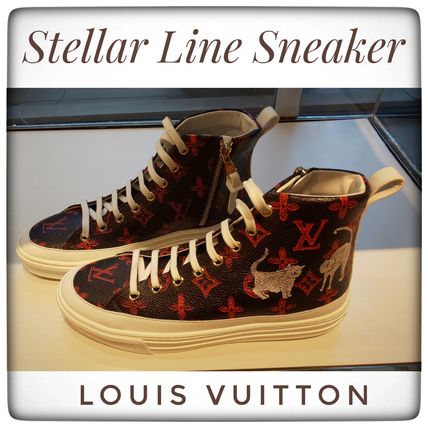 Louis Vuitton MONOGRAM 2019 SS Monogram Round Toe Casual Style Other Animal Patterns 1A52OM 1A52OG 1A52ON 1A52OL 1A52OK 1A52OJ 1A52OI 1A52OH 1A52OF 1A52OD 