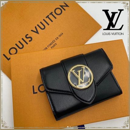Louis Vuitton PONT NEUF 2020 SS Leather Folding Wallet Folding Wallets 