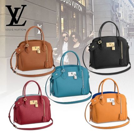 Louis Vuitton 2020 SS 2WAY Plain Leather Logo Handbags M55312 M53949 M55026 M51684 M54346 