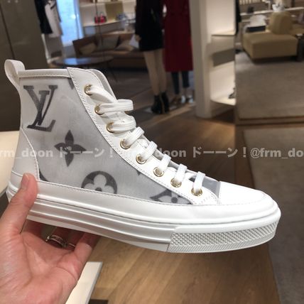 Louis Vuitton 2020 SS Monogram Rubber Sole Casual Style Logo Low Top Sneakers 