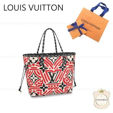 Louis Vuitton 2020 SS Monogram Leather Elegant Style Logo Totes 
