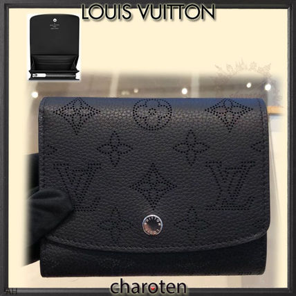 Louis Vuitton MARCO 2018 SS Monogram Unisex Calfskin Plain Small Wallet Long Wallets 