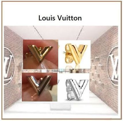 Louis Vuitton V 2019 20AW Essential V Stud Earrings M63208 M68153 