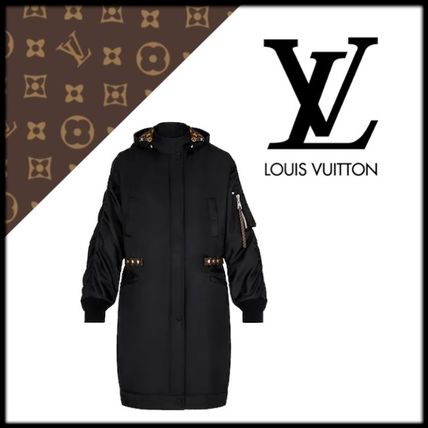 Louis Vuitton 2020 21AW Monogram Nylon Plain Medium Elegant Style Jackets 1A81XV 