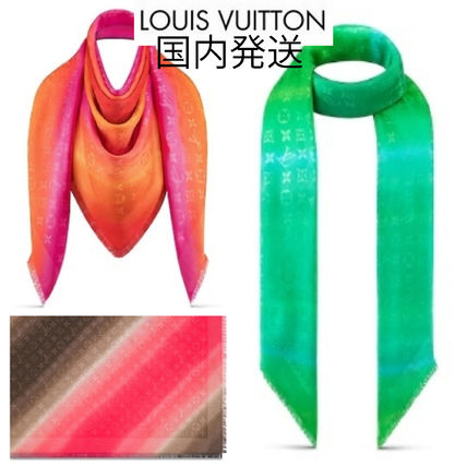 Louis Vuitton MONOGRAM 2019 20AW Tie And Gram Monogram Shawl M73707 M73706 M73705 