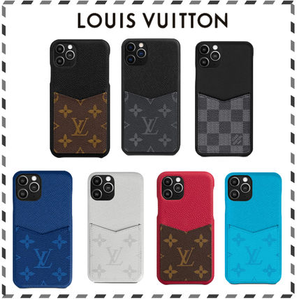 Louis Vuitton 2020 SS Monogram Unisex Blended Fabrics Bi color Leather Logo 