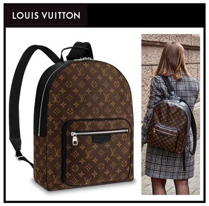 Louis Vuitton MONOGRAM MACASSAR 2018 19AW Canvas A4 Backpacks 