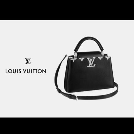 Louis Vuitton CAPUCINES Casual Style 2WAY Leather Office Style Elegant Style 