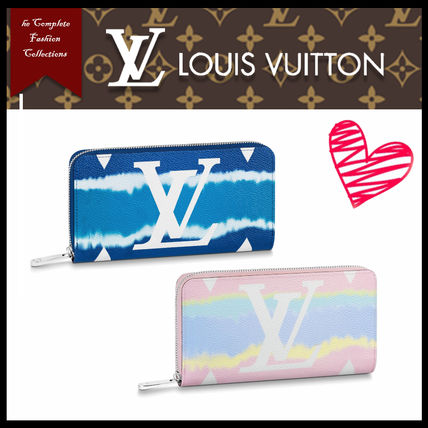 Louis Vuitton MONOGRAM 2020 SS Monogram Unisex Tie dye Bi color Leather Long Wallet Logo M69110 M68841 