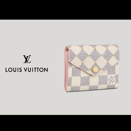 Louis Vuitton DAMIER AZUR 2020 Cruise Canvas Other Animal Patterns Leather Folding Wallet 