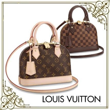 Louis Vuitton Monogram Casual Style Canvas 2WAY Leather Office Style 