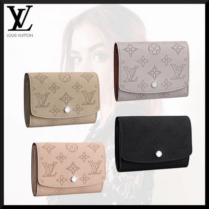 Louis Vuitton IRIS Monogram Plain Leather Logo Folding Wallets M62542 M68671 M62540 M62541 