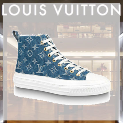 Louis Vuitton 2020 21AW Monogram Round Toe Rubber Sole Casual Style Low Top Sneakers 1A4VTB 1A4VTA 1A4VT9 1A4VT8 1A4VT7 1A4VT6 1A4VT5 1A4VT4 1A4VT3 1A4VT2 