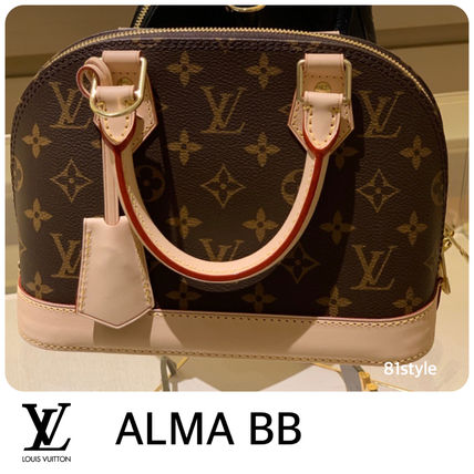 Louis Vuitton ALMA Monogram 3WAY Leather Party Style Office Style Elegant Style 