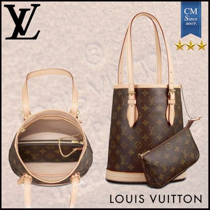 Louis Vuitton MONOGRAM 2020 SS Monogram Unisex Canvas Leather Logo Totes 