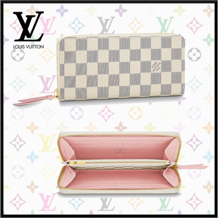 Louis Vuitton DAMIER AZUR 2019 20AW Clemence Wallet N61264 